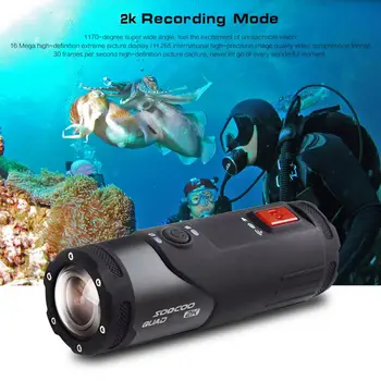 1 Set Povandeninę Kamerą Didelio Aiškumo Ciklo Kamera, Loop Įrašymo Anti-Shake 1080P Vandeniui Veiksmo Sporto Fotoaparato Dviračiu