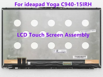 15.6 LCD Jutiklinis Ekranas skaitmeninis keitiklis Asamblėjos Lenovo Ideapad Yoga C940-15IRH 81TE Panelė Pakeitimo 5D10S39614 5D10S39615