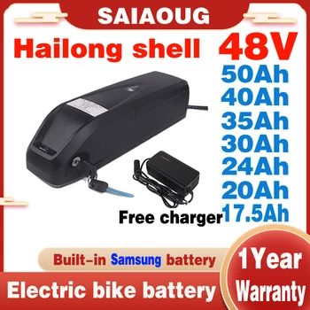 18650 48V Baterija Originalus Hailong Bafang MAX Elektra varomos Transporto priemonės Bateriją 13S5P 48V 30AH 500W 750W 1000W 1500W BBS02 BBS03