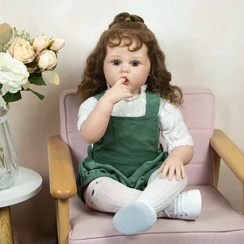 24 Colių Reborn Lėles 60 Cm Naujas Atvykti Audinio Organas, Realus Mergina Baby Doll Pardavimas Lėlės Vaikas, Gimtadienio, Kalėdų Dovanos Lašas Laivybos