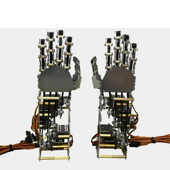5 Dof Metalo Ranka Palm Bionic Mechaninė Piršto Humanoidų Robotas 5 Ašių Mažas Servo Manipuliatoriaus Gripper Letena 