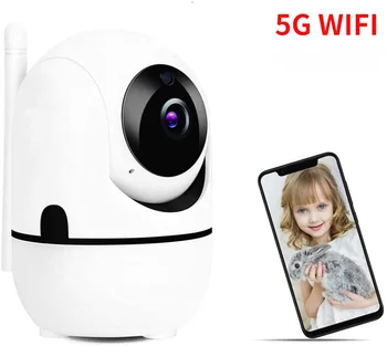 5G WIFI 1620P Belaidė IP Kamera, Wifi 360 VAIZDO Kamera Mini Pet Vaizdo Stebėjimo Kamera Su Wifi Kūdikio stebėjimo 1080P Smart Home