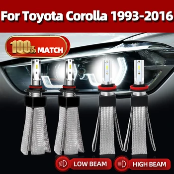 9005 HB3 HB4 9006 Canbus Automobilių Žibintų Lemputės SPT Chip Automobilių Šviesos 240W 40000LM Toyota Corolla 1993-2012 m. 2013 m. 2014 m. 2015 m. 2016