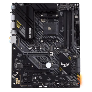 ASUS TUF ŽAIDIMŲ B550-PLIUS AMD B550 (Ryzen AM4) ATX žaidimų plokštė su PCIe 4.0, dual M. 2, 10 DrMOS galios pakopos, 2,5 Gb Uosto
