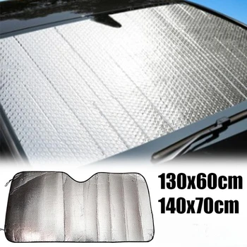 Automobilių Priekinio Lango skėtį nuo saulės UV Apsauga Ištraukiama Atspalvį Sun Protector prekinis, galinis Stiklo Antveidis Padengti Auto Užuolaidų skėtį nuo saulės Priedai