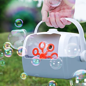 Burbulas Mašina Nešiojamieji Elektriniai Automatinė Burbulo Pūtimo Du-Powered Dizainas Lauko Muilo Burbulas Maker