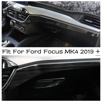 Centrinio Valdymo Prietaisų Skydo Apdailos Juostelės Padengti Apdaila Už Ford Focus MK4 2019 - 2022 Nerūdijančio Plieno, Interjero Priedai