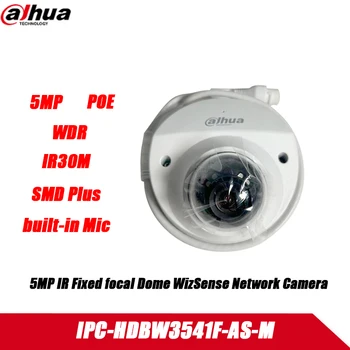 Dahua 5MP IPC-HDBW3541F-KAIP-M IPtv Kamera su POE Žvaigždės IR30m Vidinis Mikrofonas H. 265 SMD Plius Dome WizSense Tinklo Kameros
