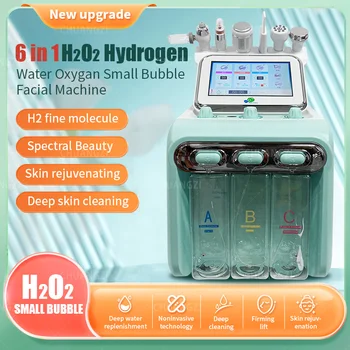 H202 Hydra Mažų Burbuliukų 7 in 1 Hydro Mikrodermabrazija Aqua Žievelės Grožio Veido Mašina Su