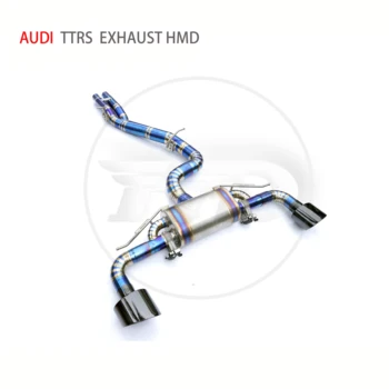 HMD Veiklos Titano Lydinio Išmetimo Vamzdžio Catback Tinka Audi TTRS Auto Modifikacijos Elektroninis Vožtuvas