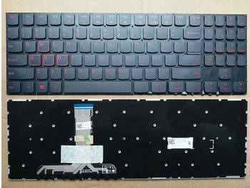 JAV naujų nešiojamojo kompiuterio klaviatūra lenovo Legiono Y520 R720-15IKB Y720 anglų apšvietimu
