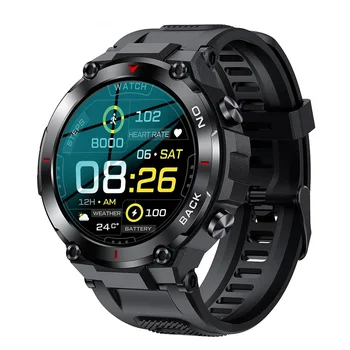 LEM K37 GPS Smart Watch Vyrų Lauke, Sporto Smartwatch IP68 Vandeniui 480Mah 40 Dienų Laukimo 360*360 HD Ekranas (T-REX 2 Skatinimo