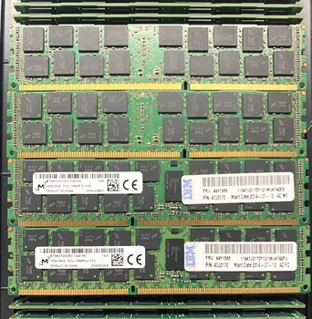 Micron DDR3 Server Ram 16GB 2Rx4 PC3L-10600R 1333MHZ DDR3 R-UDIMM Darbalaukio 240PIN Serverio atminties DDR3 REG ECC RAM 1pcs