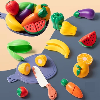 Nauji Vaikiški, Virtuvės Žaislai, Nulupami Pjovimo Švietimo Žaislai Žaisti Maisto Plastikiniai Vaisių, Daržovių Apsimesti Žaisti Žaislas Vaikiška Dovana