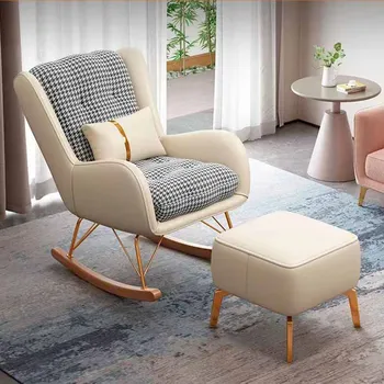 Nugaros Atrama, Kėdės Kambarį Pagalvėlė Kojoms Dizaineris Prabangi Kėdė Skaityti Luxary Patogus Fauteuil Chambre Decoraction