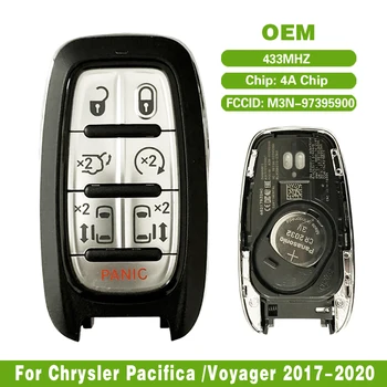 Originalą Chrysler Pacifica /Voyager 2017-2020 Smart Klavišą Keyless Nuotolinio 433MHZ 4A Chip FCCID M3N-97395900