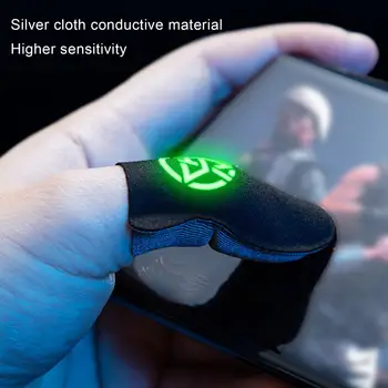 Patvarus Kvėpuojantis Mobiliųjų Telefonų Žaidimų Piršto Movos Šviesos 0.3 mm-Ultra plonas Žaidimų Piršto Apima Žaidimas Priedai