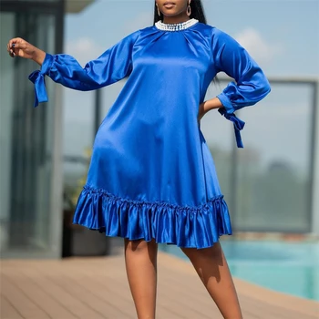 Plus Size Pynimas Suknelės Moterims Afrikos Ankara Boubou 2023 Pavasario Dashiki Apranga Nigerijos Tradicinę Suknelę Afrikos Drabužiai