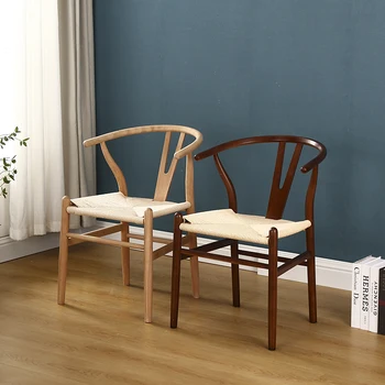Porankiai Nemokamas Pristatymas Valgomojo Kėdės Medienos Modernus Minimalistinio Šiaurės Miegamasis Kėdė Biblioteka Sillas De Comedor Namų Baldai