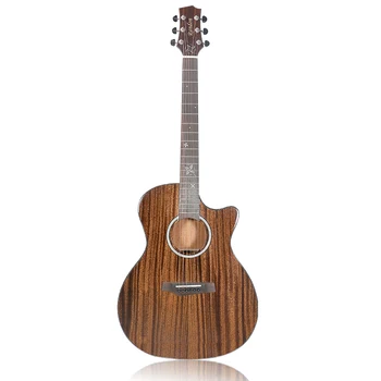 Raudonmedžio medienos masyvo 40 cm pradedantiesiems įrašas styginis instrumentas gimtoji gitara