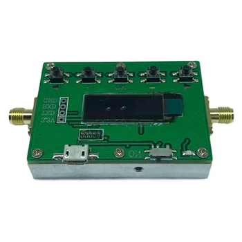 Skaitmeninių radijo DAŽNIŲ Žingsnis Attenuator Modulis 6GHZ 0.25 dB OLED Skaitmeninis Displėjus, Galios Matuoklis
