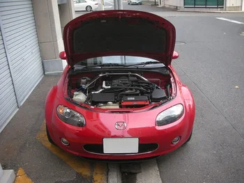 už 2005-2015 Mazda Roadster NC Priekinis variklio Dangtis, Dangtis Keisti Dujų Statramsčiai Anglies Pluošto Pavasario Sklendė Liftas Paramos Absorberio