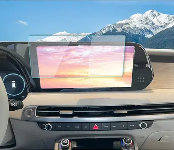 Už 2023 Hyundai Kaligrafija Automobilių Navigacijos Screen Protector,Grūdintas Stiklas, Automobilių,-Dash Ekrano Apsauginė Plėvelė (12.3-colių)
