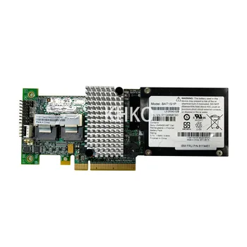 Už M5015 Skaityti Kursą 2875 9260-8i 46M0851 81Y4419 SAS RAID Controller PCI-E 6GB/s SAS RAID Controller Card PCIe 512MB W/Baterijos