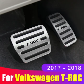 Volkswagen VW T-ROC T ROC 2017 2018 2019 2020 Auto Automobilis Koja Akseleratoriaus Kuro Stabdžių Pedalą Plokštė Padengti Pagalvėlės Atveju Priedai